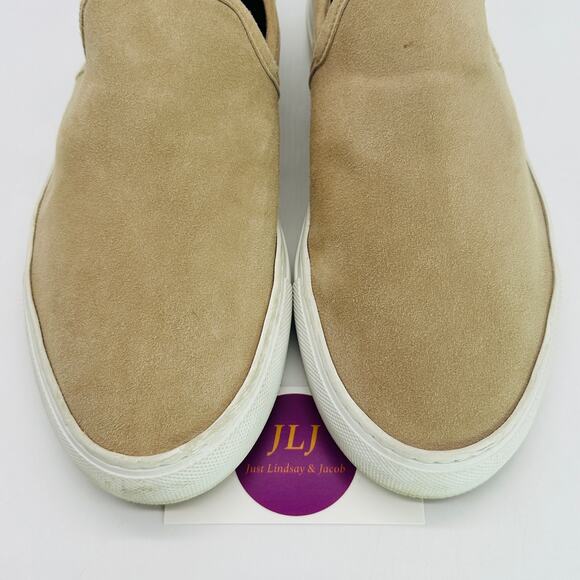 Jenni Kayne Women's Beige Suede Lounger Casual Slip On Sneakers Size 41/ 11 US - Picture 4 of 12